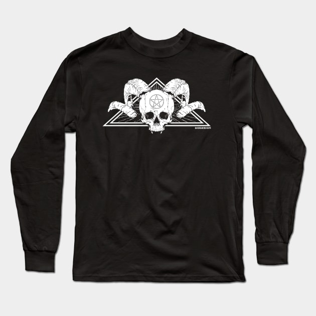 Skull of the Devourer Long Sleeve T-Shirt by d13design